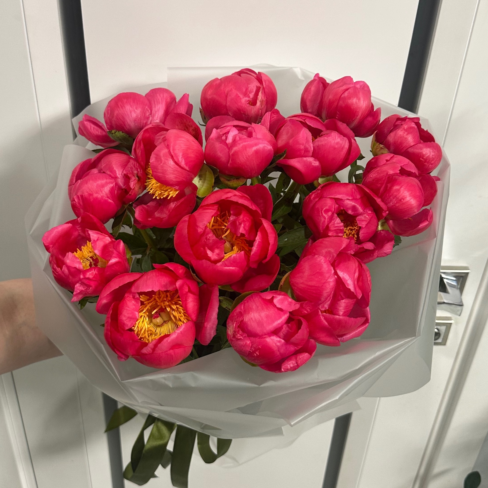 Букет Півонія Флам (Б0337) — КВІТКОВИЙ ЛАН